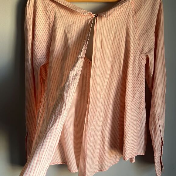 FREE PEOPLE striped button down shirt - Picture 6 of 8